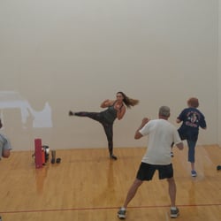 FYZICAL Therapy & Balance Centers - Kick boxing with Heather