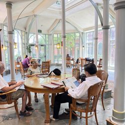 AK Smiley Public Library - The gazebo-esque room that I adore