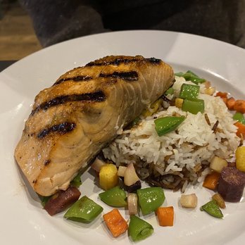 Copper House - Salmon w/Apricot Glaze - Bars Near Me - Evansville, Indiana Copper House - Salmon w/Apricot Glaze - Bars Near Me - Evansville, Indiana