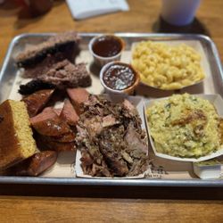 Tin Roof B-B-Q - Tin roof 3 meat plate