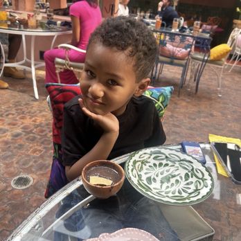 The Hideaway - My son loved the bean dip that came with the chips and salsa. - Steakhouses Near Me - Beverly Hills, California