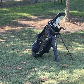 Recreation Park Golf Course 9 - Squirrel on my bag...cool!! - Golf Near Me - Long Beach, California Recreation Park Golf Course 9 - Squirrel on my bag...cool!! - Golf Near Me - Long Beach, California