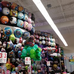 Party City - Tons of mylar balloons.