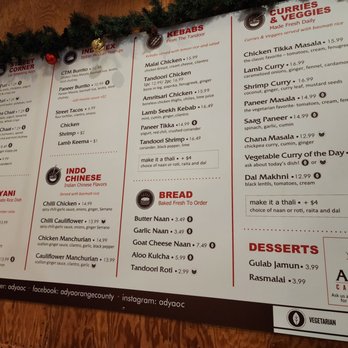 ADYA - Indian Near Me - Anaheim, California