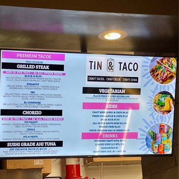 Tin & Taco - Sodo - Menu - Mexican Near Me - Orlando, Florida Tin & Taco - Sodo - Menu - Mexican Near Me - Orlando, Florida