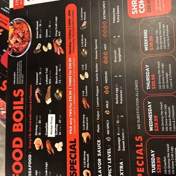 Cajun Bay Seafood & Bar - Menu options - Seafood Near Me - Forney, Texas Cajun Bay Seafood & Bar - Menu options - Seafood Near Me - Forney, Texas