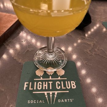 Flight Club Houston - Mango Bellini - Cocktail Bars Near Me - Houston, Texas