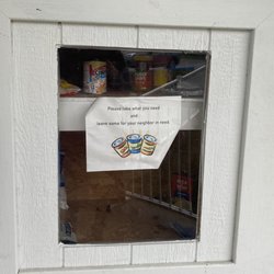 Bowlby Eva K Public Library - Neighborhood pantry on the porch