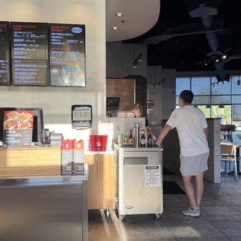 Smashburger - Interior void of customers except for us - Burgers Near Me - Peoria, Arizona