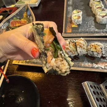 Ajisai - Some taco hand roll appetizer? - Japanese Near Me - Tampa, Florida Ajisai - Some taco hand roll appetizer? - Japanese Near Me - Tampa, Florida