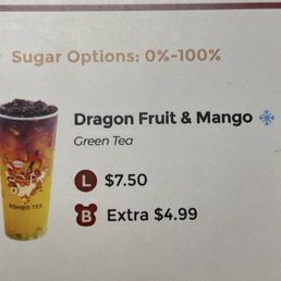 This is the drink I ordered it was so good love the mango and dragon fruit. Sorry forgot to take a pic of it . This is the drink I ordered it was so good love the mango and dragon fruit. Sorry forgot to take a pic of it .