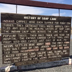 Soap Lake - Informational Sign.