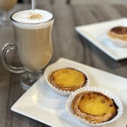 Europa Pastries Coffee Shop - galãos and pasteis de nata