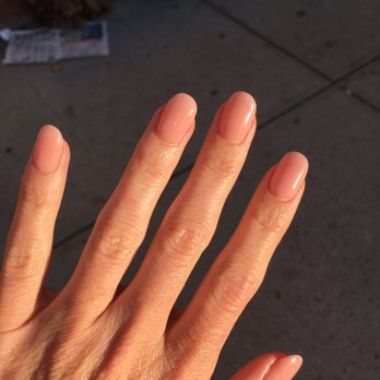 Nails by Eva - Nails by Eva powder gel mani with an extension. Will definitely go back! - Nail Salons Near Me - Bay Ridge, New York