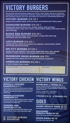 Menu photo 4 Victory Burger & Wings Las Vegas, NV Menu photo 4 Victory Burger & Wings Las Vegas, NV