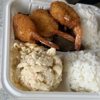 Tex Drive In - Beef and shrimp - Fast Food Near Me - Honokaa, Hawaii