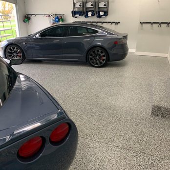 BCE Concrete Coatings - two cars in a garage - Masonry/Concrete Near Me - Saint Clair, Michigan