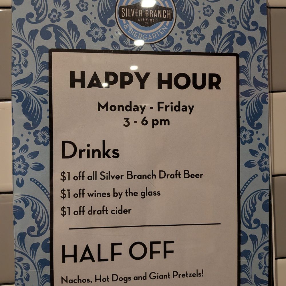 Happy hour menu Happy hour menu