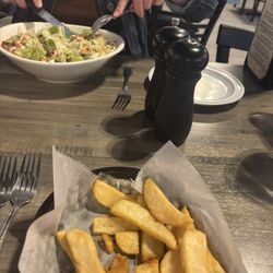 Jcs Steakhouse - Fries and salad