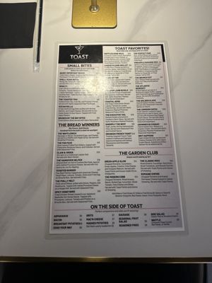 Menu photo 2 Toast Greensboro, NC Menu photo 2 Toast Greensboro, NC