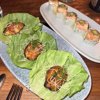 Catch - Miso Glazed Sea Bass Lettuce Wrap - Sushi Bars Near Me - West Hollywood, California