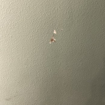 Girl Friday Cleaning - Oreo cake smear left on bathroom wall, a bathroom they went in to clean, why leave this spot?! - Home Cleaning Near Me - Bend, Oregon