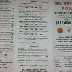 Mr Vetoes Pizza - Menu 8-16-25