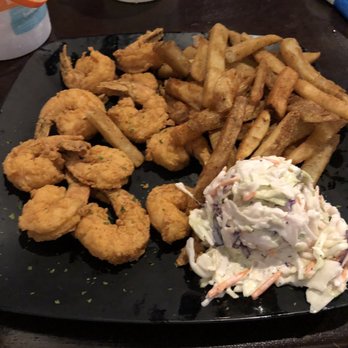 Riptides Raw Bar & Grill - Fried shrimp platter with slaw and fries - Seafood Near Me - Ormond Beach, Florida Riptides Raw Bar & Grill - Fried shrimp platter with slaw and fries - Seafood Near Me - Ormond Beach, Florida
