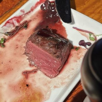 Gun Barrel Steak and Game House - This was the elk from the filet flight. - Steakhouses Near Me - Jackson, Wyoming Gun Barrel Steak and Game House - This was the elk from the filet flight. - Steakhouses Near Me - Jackson, Wyoming