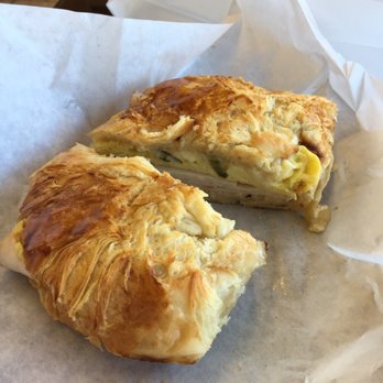 Sam's Donuts - They cut the sandwich in half! How nice! - Donuts Near Me - Santa Ana, California