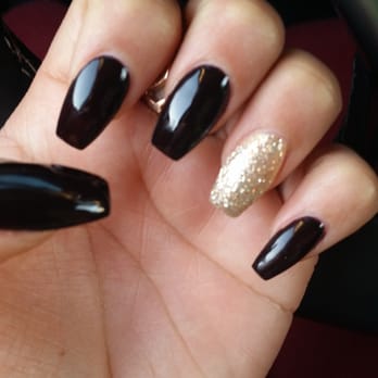 Natural Nails - Coffin shaped acrylic gel set. Bryan always does an amazing job! - Nail Salons Near Me - Garden Grove, California Natural Nails - Coffin shaped acrylic gel set. Bryan always does an amazing job! - Nail Salons Near Me - Garden Grove, California