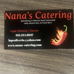 Nanas Catering - Business card