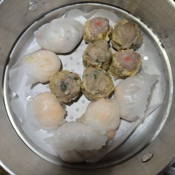 Good Luck Dim Sum - Taro & shrimp 5/5, pork & beef shu mai 3/5 & har gow (stuffed with shrimp) 4/5 - Chinese Near Me - San Francisco, California Good Luck Dim Sum - Taro & shrimp 5/5, pork & beef shu mai 3/5 & har gow (stuffed with shrimp) 4/5 - Chinese Near Me - San Francisco, California