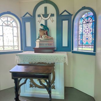 Roberts Cove Germanfest Museum - Inside the tiny chapel. - Museums Near Me - Rayne, Louisiana Roberts Cove Germanfest Museum - Inside the tiny chapel. - Museums Near Me - Rayne, Louisiana