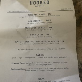Hooked Market & Kitchen - Menu - Seafood Near Me - Latham, New York Hooked Market & Kitchen - Menu - Seafood Near Me - Latham, New York