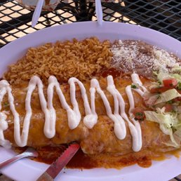Chicken enchiladas with red sauce Chicken enchiladas with red sauce