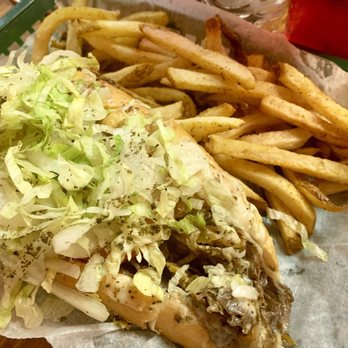 Jackie M's & Son - Delicious Philly Cheesesteak and a heap of fresh, hot fries. - Cheesesteaks Near Me - Augusta, Georgia Jackie M's & Son - Delicious Philly Cheesesteak and a heap of fresh, hot fries. - Cheesesteaks Near Me - Augusta, Georgia