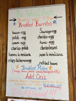 Menu photo 1 WoodShack Burritos and More Big Spring, TX
