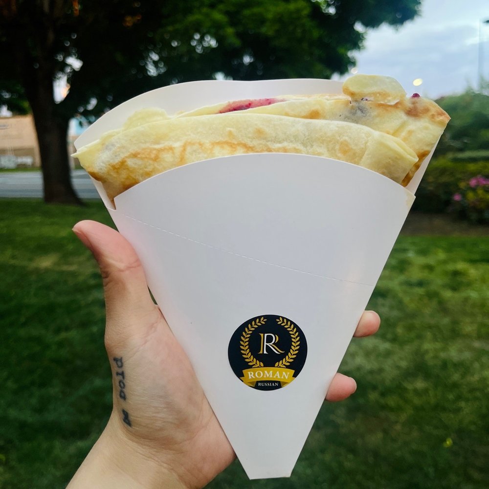 Foodmania - blackcurrent cheese crepe - Food Trucks Near Me - Vancouver, Washington Foodmania - blackcurrent cheese crepe - Food Trucks Near Me - Vancouver, Washington