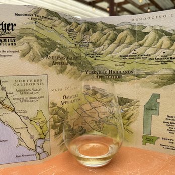 Meyer Cellars - Map of vineyards - Wine Tasting Room Near Me - Mendocino, California Meyer Cellars - Map of vineyards - Wine Tasting Room Near Me - Mendocino, California