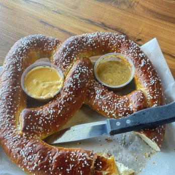 Brgr Stop - **Big A$$ Pretzel - Burgers Near Me - Coconut Creek, Florida