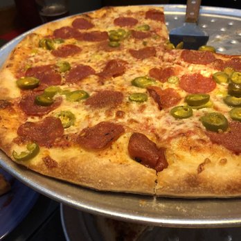 Cappy's Pizza - Large Pepperoni and jalapeño pizza - Pizza Near Me - Tampa, Florida Cappy's Pizza - Large Pepperoni and jalapeño pizza - Pizza Near Me - Tampa, Florida