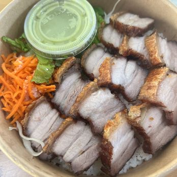 Saiga Vietnamese Eatery - Pork Belly rice bowl - Vietnamese Near Me - Irvine, California