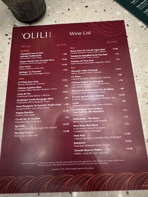 Menu photo 5 Olili Honolulu, HI
