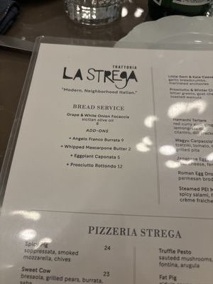Menu photo 3 La Strega Las Vegas, NV