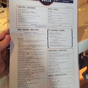 Bulla Gastrobar - Menu - Spanish Near Me - Plano, Texas Bulla Gastrobar - Menu - Spanish Near Me - Plano, Texas