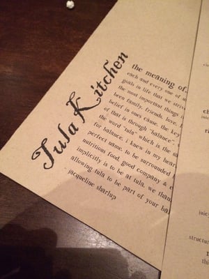 Menu photo 7 Tula Kitchen Bay Shore, NY
