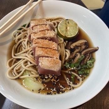 O Sea - Udon Noodle Bowl with Mahi Mahi - Seafood Near Me - Orange, California