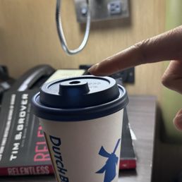 We love this lid. No spill and makes easier to drink as soon as we get it.