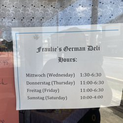 Fraulie's German Delicatessen & Import Shop - Fraulie's German Deli